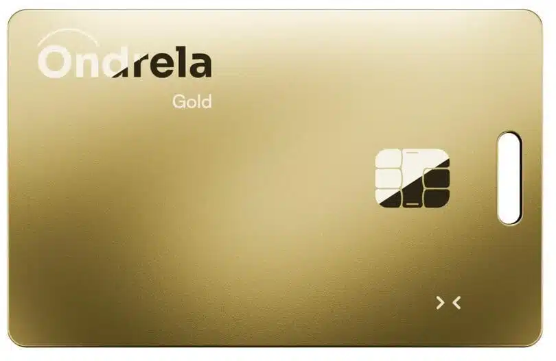 Ondrela Gold smart tracker card
